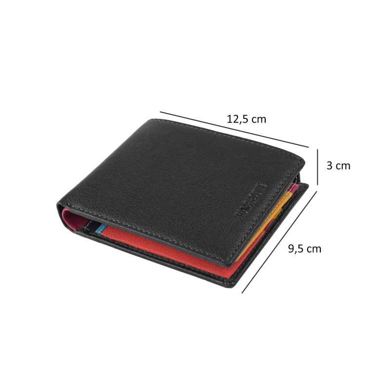 BIAGIOTTI CARTERA HOMBRE PIEL AUTÉNTICA SIN MONEDERO INTERIOR MULTICOLOR 764-06e49 — interior