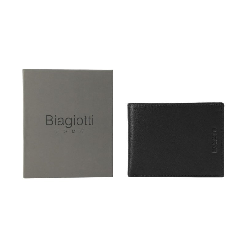 BIAGIOTTI PORTAFOGLIO UOMO PELLE SENZA PORTAMONETE INTERNO MULTICOLORE 764-06e49 — dettaglio