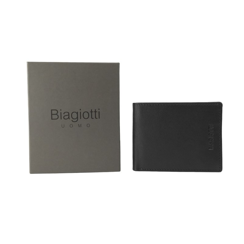 BIAGIOTTI Men's Leather Wallet Without Coin Pocket Multicolor Interior 764-06e49 — view 15