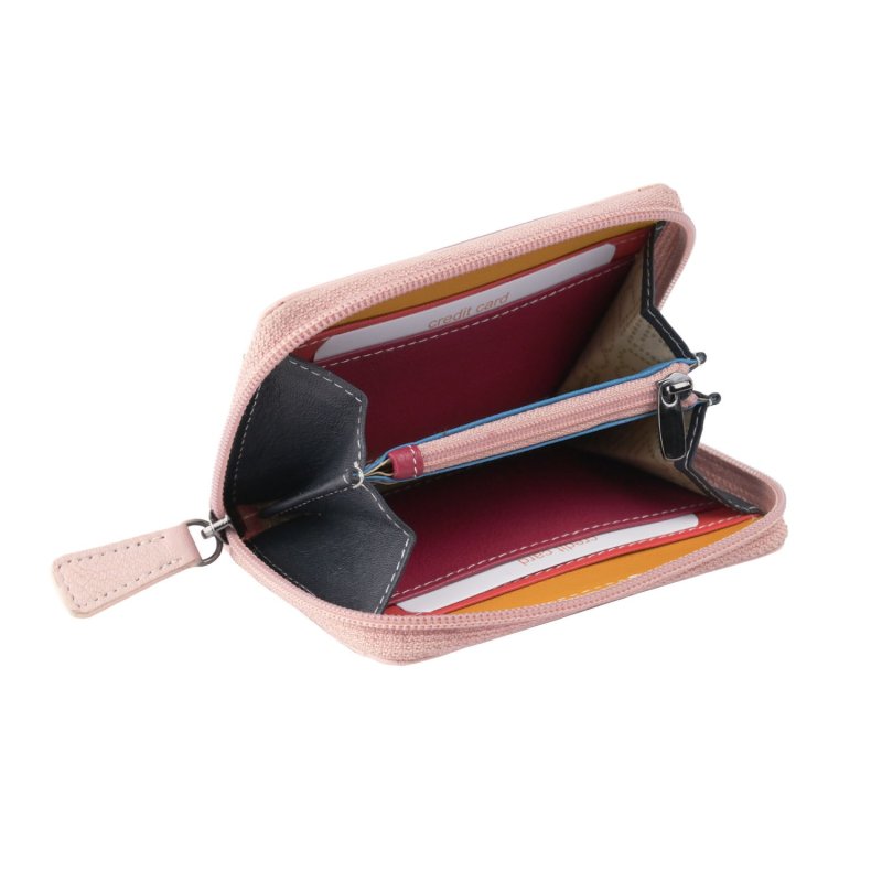 LAURA BIAGIOTTI PORTAFOGLIO DONNA PELLE PICCOLO CON INTERNO MULTICOLORE 764-26 — vista 7