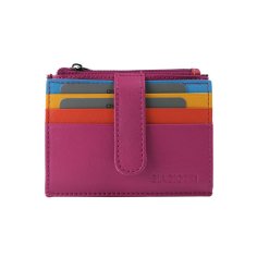 LAURA BIAGIOTTI KARTENETUI ECHTLEDER HERREN UND DAMEN MULTICOLOR 764-53