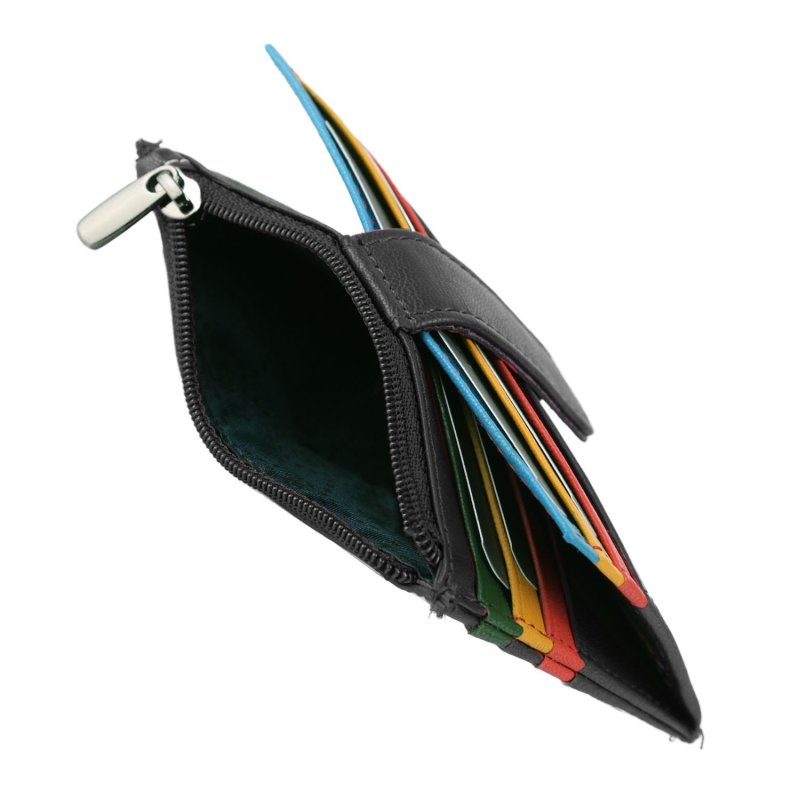 LAURA BIAGIOTTI TARJETERO PIEL AUTÉNTICA HOMBRE Y MUJER MULTICOLOR 764-53 — vista 10