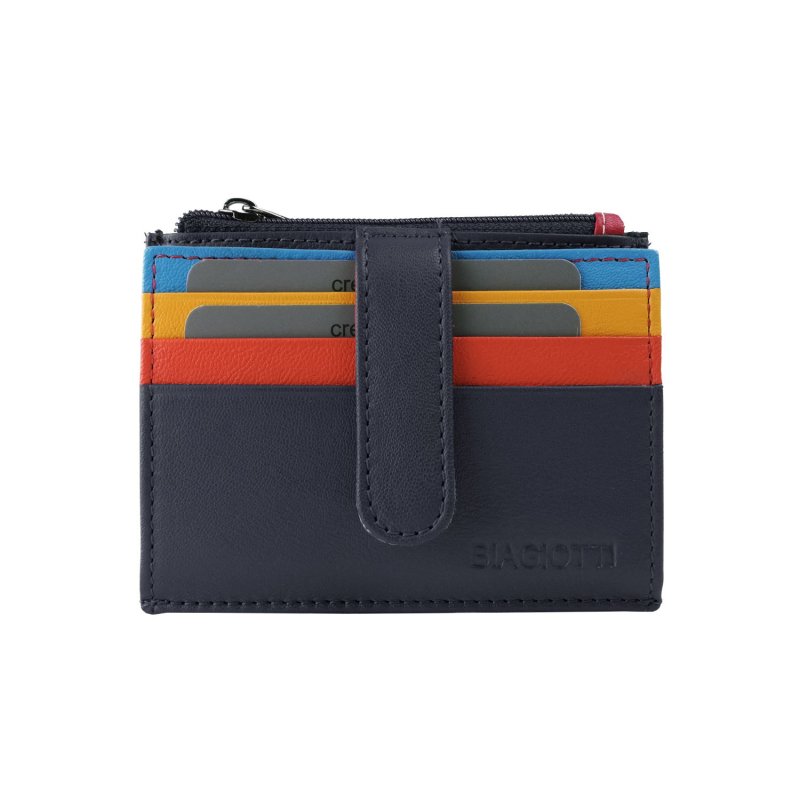 LAURA BIAGIOTTI TARJETERO PIEL AUTÉNTICA HOMBRE Y MUJER MULTICOLOR 764-53 — vista 19