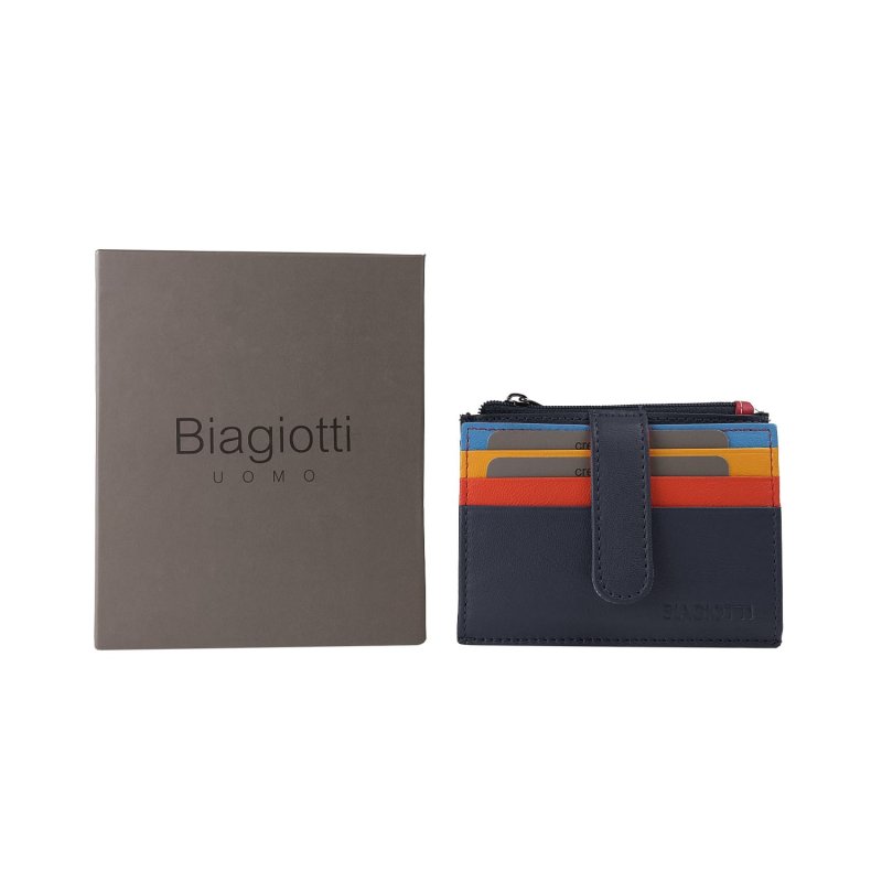 LAURA BIAGIOTTI Unisex Leather Card Holder Multicolor 764-53 — view 24