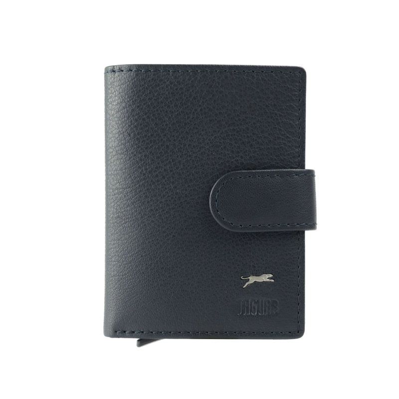 JAGUAR HERREN-BRIEFTASCHE ECHTLEDER MIT KARTENSCHIEBER 92 — Detail