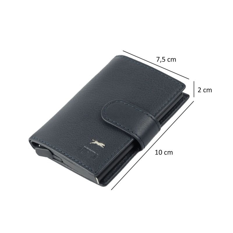 JAGUAR Men's Leather Wallet With Card Case Shell 92 — inside
