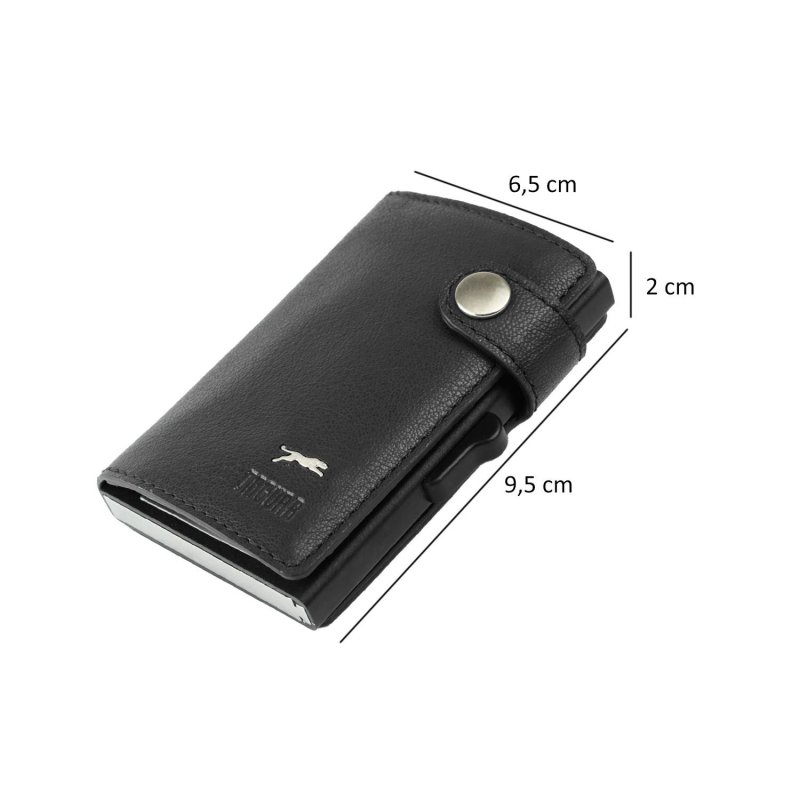 JAGUAR CARTERA HOMBRE PIEL AUTÉNTICA CON TARJETERO DESLIZANTE 44 — vista 11