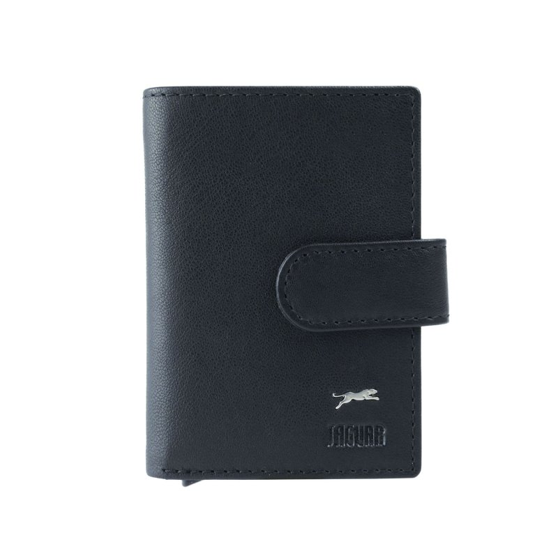 JAGUAR Men's Leather Wallet with Card Holder Case 89 — inside