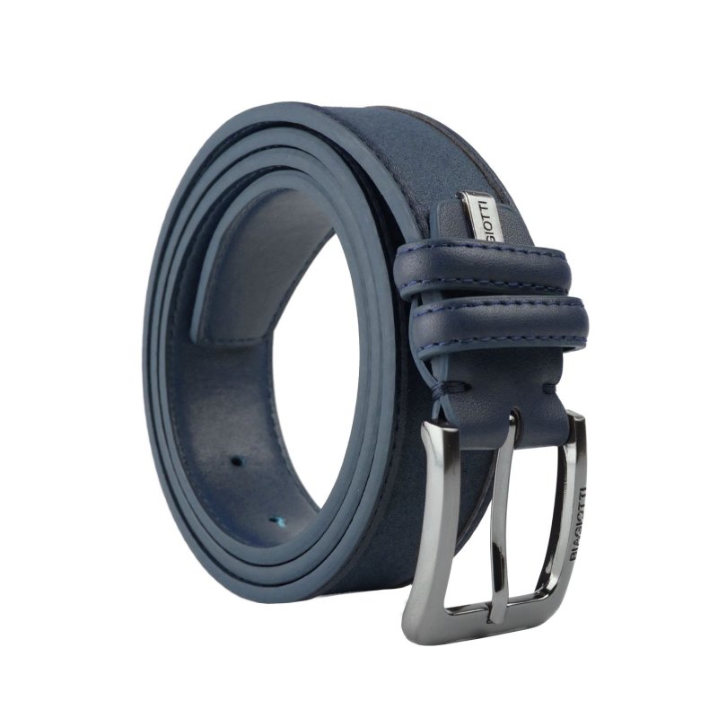 BIAGIOTTI CINTURA UOMO CON SCATOLA REGALO IN LATTA 6011 — vista frontale