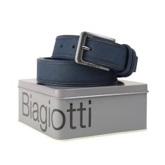 BIAGIOTTI CINTURÓN HOMBRE CON CAJA DE REGALO DE LATA 6011