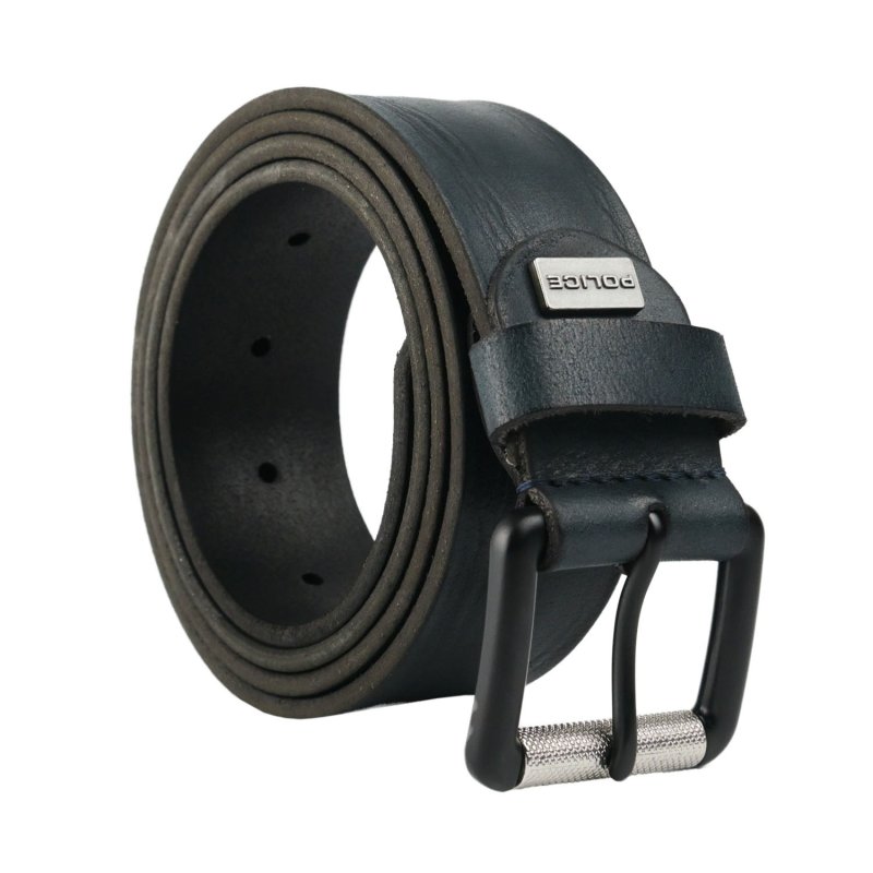 POLICE CEINTURE HOMME 100% CUIR VÉRITABLE 507/40 — vue de face