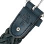 POLICE MEN'S BELT 100% GENUINE LEATHER WOVEN 474/35 — detail