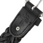 POLICE MEN'S BELT 100% GENUINE LEATHER WOVEN 474/35 — view 11