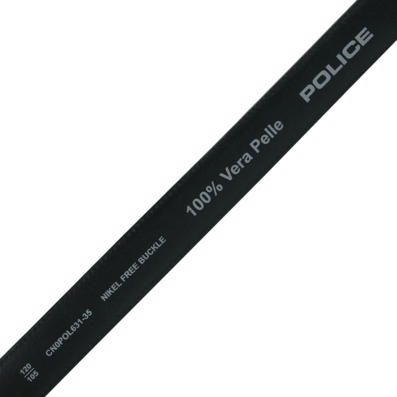 POLICE HERRENGÜRTEL 100% ECHTLEDER 631/35 — Detail