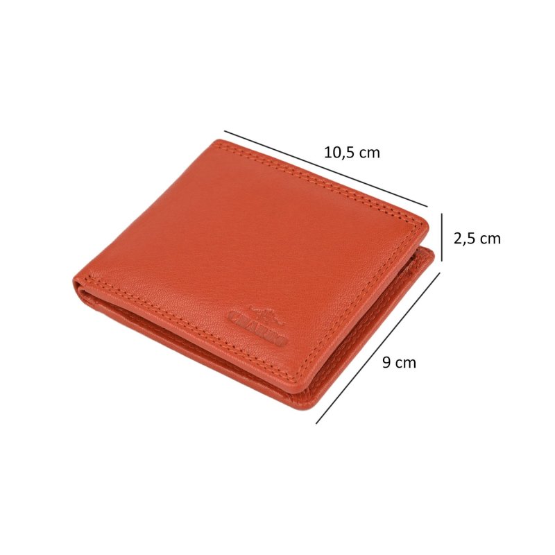 CHARRO MEN'S SLIM LEATHER WALLET CH-555 — inside