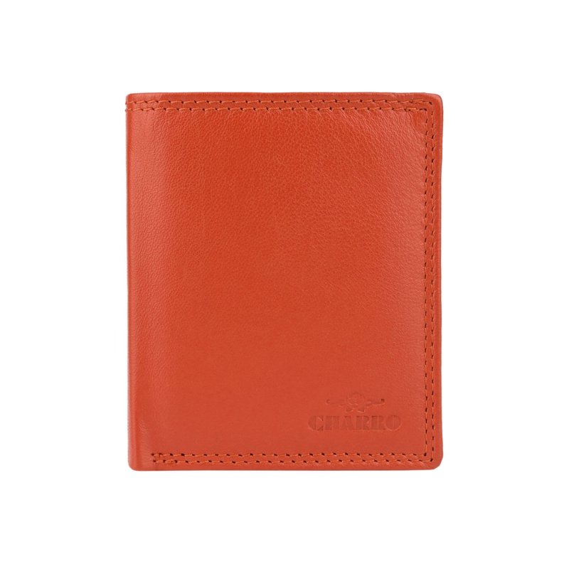 CHARRO BRIEFTASCHE VERTIKAL AUS ECHTLEDER MIT MÜNZFACH CH-15148