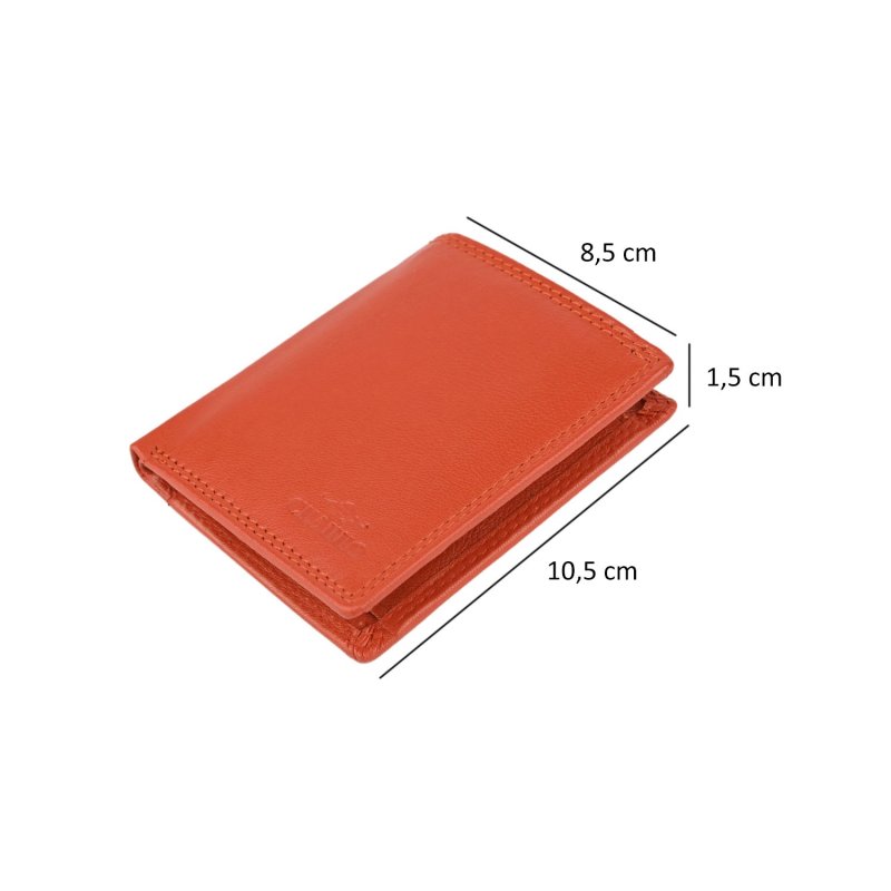 CHARRO PORTEFEUILLE VERTICAL EN CUIR VÉRITABLE AVEC PORTE-MONNAIE CH-15148 — intérieur