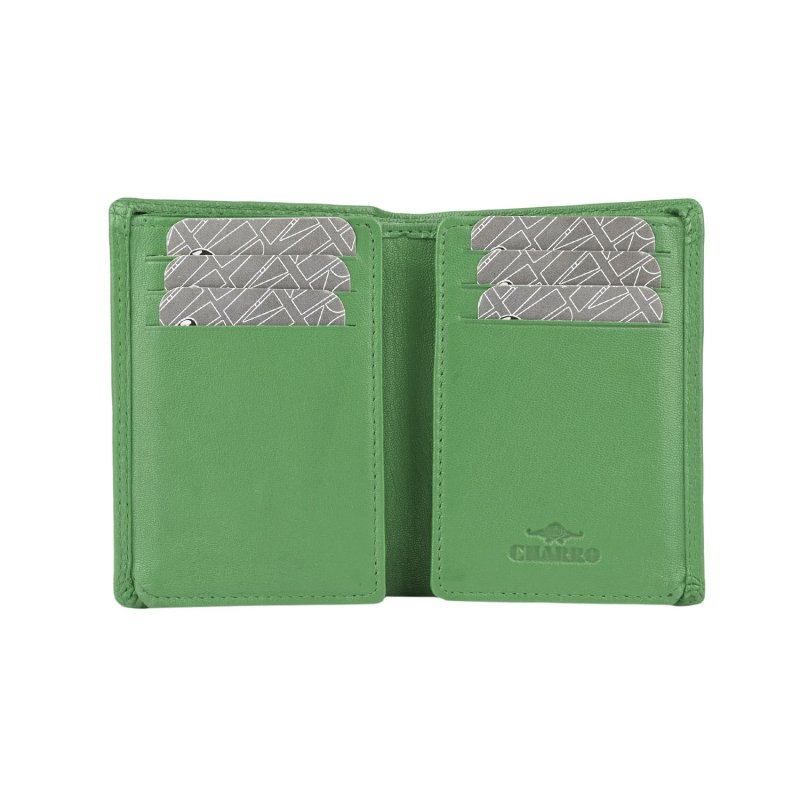 CHARRO VERTICAL LEATHER WALLET WITHOUT COIN PURSE CH-5271 — front view