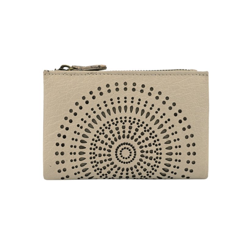 LAURA BIAGIOTTI DAMEN-BRIEFTASCHE ECHTLEDER DURCHBROCHEN LB-ART12 — Logo-Detail