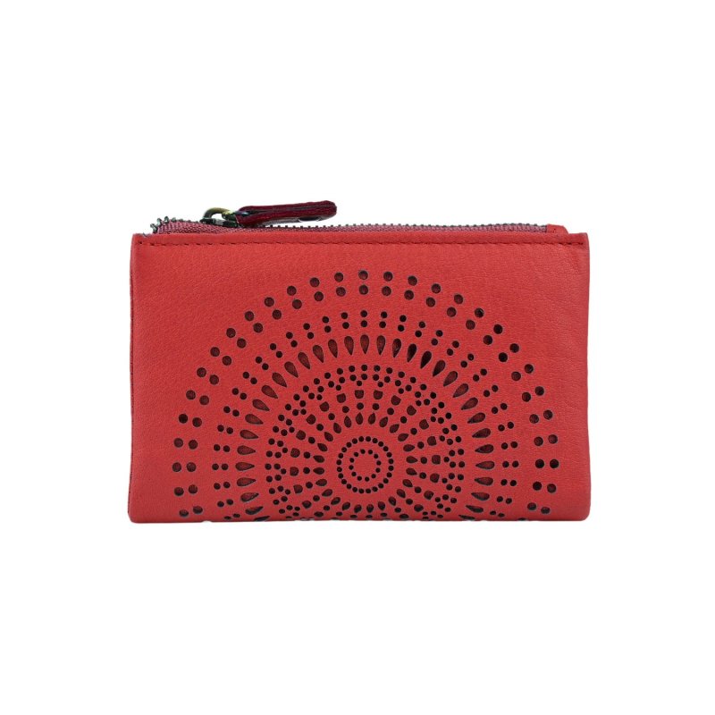 LAURA BIAGIOTTI DAMEN-BRIEFTASCHE ECHTLEDER DURCHBROCHEN LB-ART12 — Ansicht 7