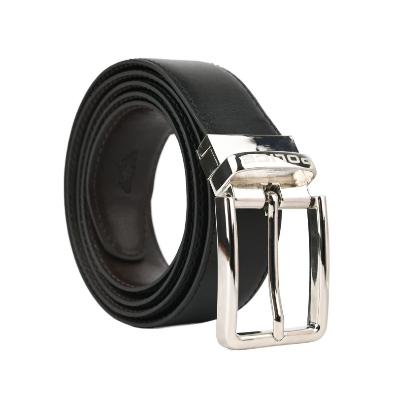 POLICE COFANETTO REGALO UOMO PORTAFOGLIO E CINTURA REVERSIBILE PTL121910683-STR100055-BUC00113 — interno