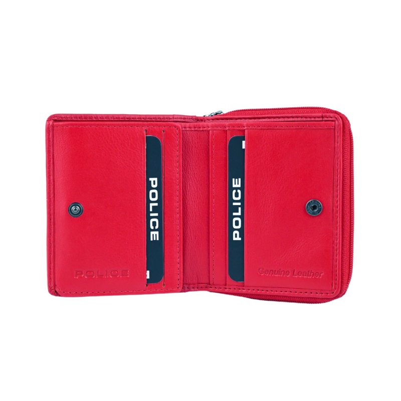 POLICE Women's Small Genuine Leather Wallet PTL120710662 — front view