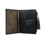 POLICE Women's Small Genuine Leather Wallet Card Holder PTL120710665 — front view