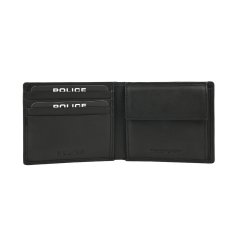 POLICE Men's Genuine Leather Wallet with Coin Pocket PTL121810681
