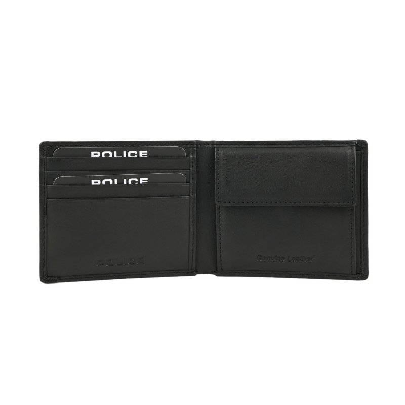 POLICE HERREN-BRIEFTASCHE ECHTLEDER MIT MÜNZFACH PTL121810681