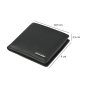 POLICE Men's Genuine Leather Wallet with Coin Pocket PTL121810681 — back view