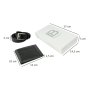 Biagiotti Men's Gift Set: Wallet + Genuine Leather Belt DESIGN14 — back view