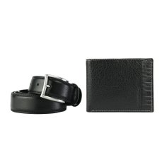 BIAGIOTTI UOMO COFFRET CADEAU HOMME PORTEFEUILLE + CEINTURE CUIR DESIGN14 2