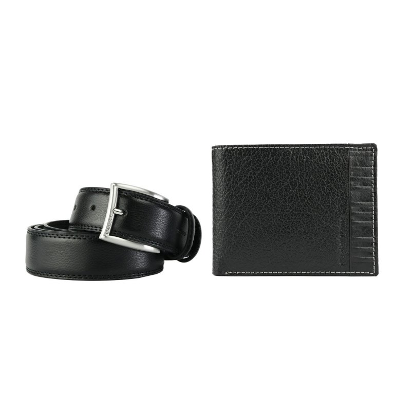 BIAGIOTTI UOMO ESTUCHE DE REGALO HOMBRE CARTERA + CINTURÓN PIEL DESIGN14 — vista frontal