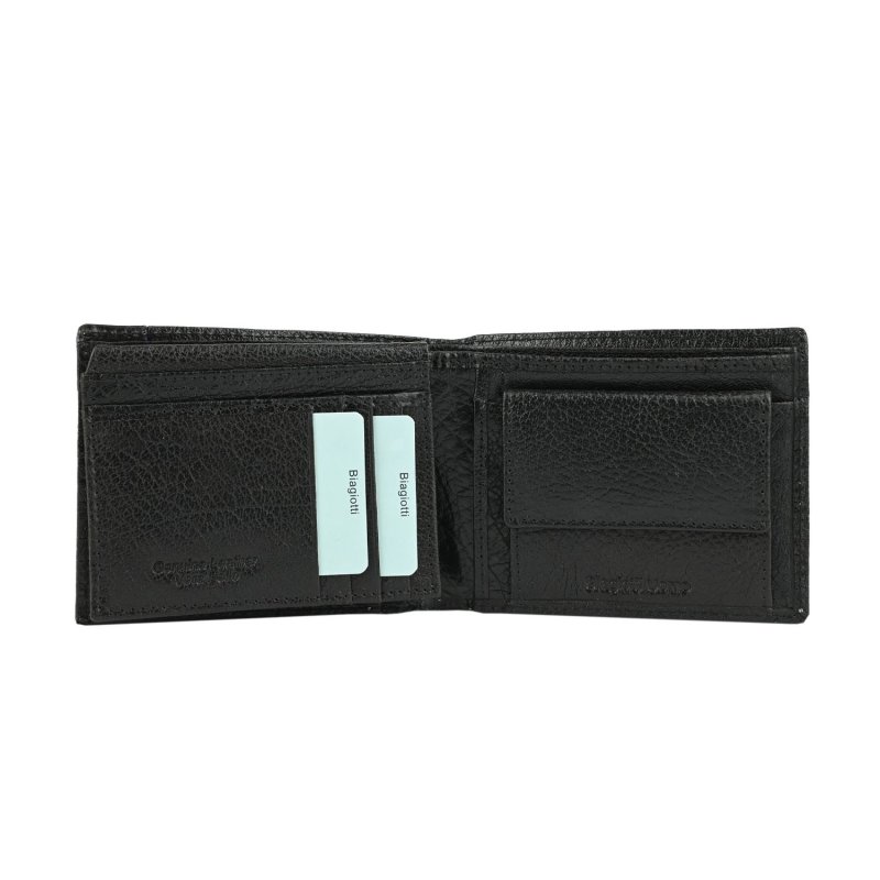 BIAGIOTTI UOMO GESCHENKSET HERREN GELDBÖRSE + LEDERGÜRTEL DESIGN14 — Innenansicht
