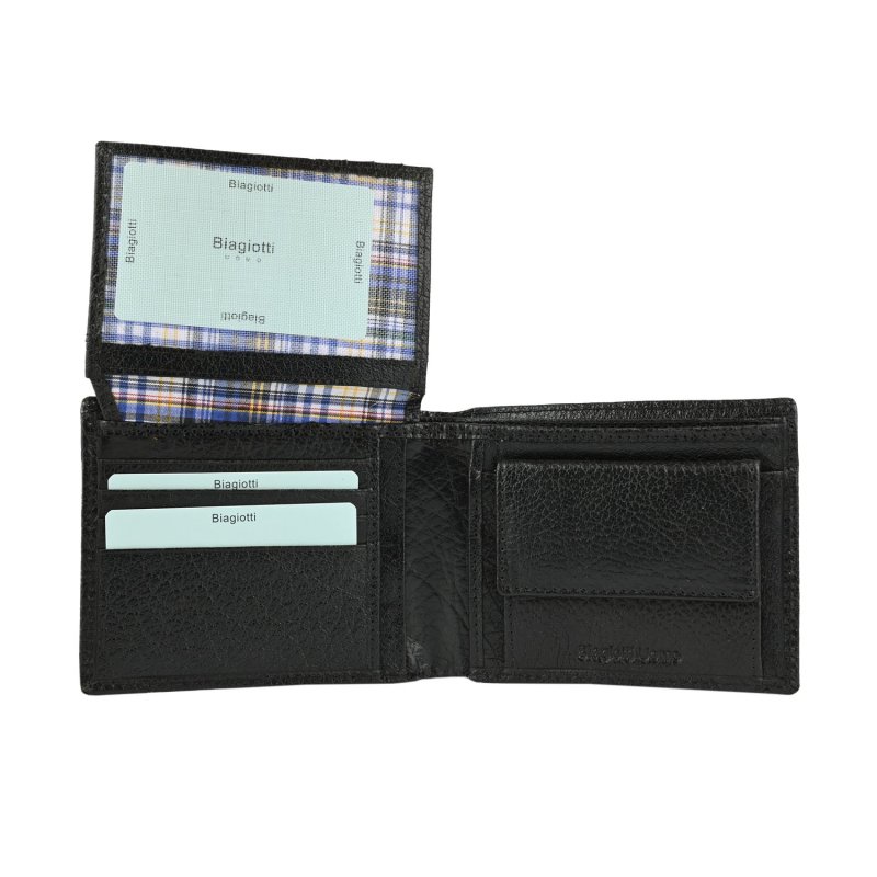 BIAGIOTTI UOMO GESCHENKSET HERREN GELDBÖRSE + LEDERGÜRTEL DESIGN14 — Detail