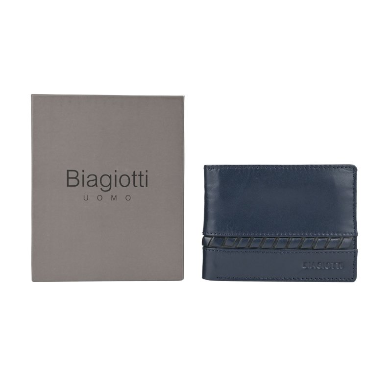 Biagiotti Men's Genuine Leather Wallet LB-23S-761-44 — detail