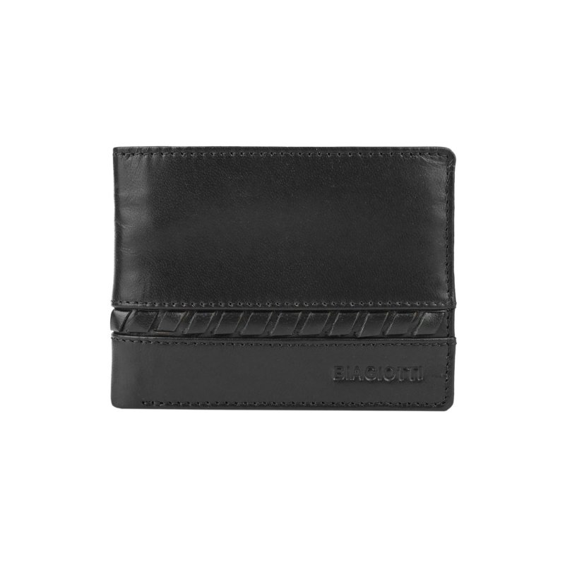BIAGIOTTI PORTEFEUILLE HOMME CUIR LB-23S-761-44 — détail logo