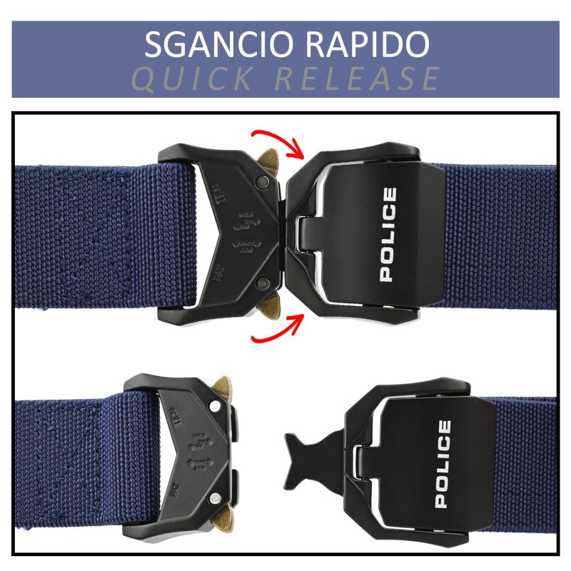 Police Tactical Elasticated Belt with Quick-Release BucklePOL-691/40 — view 26