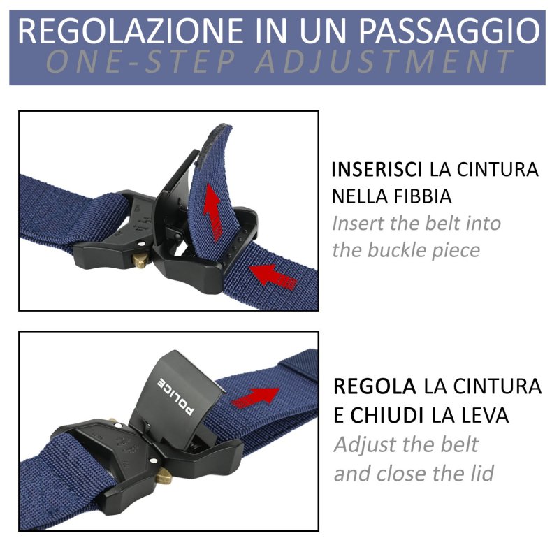 POLICE TAKTISCHER GÜRTEL ELASTISCH MIT SCHNELLVERSCHLUSS POL-691/40 — Ansicht 27
