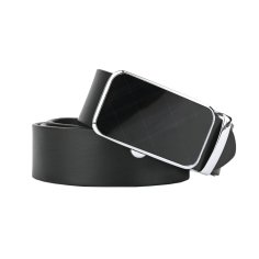 POLICE Leather Belt with Quick-Release Buckle, Made in Italy, POL018