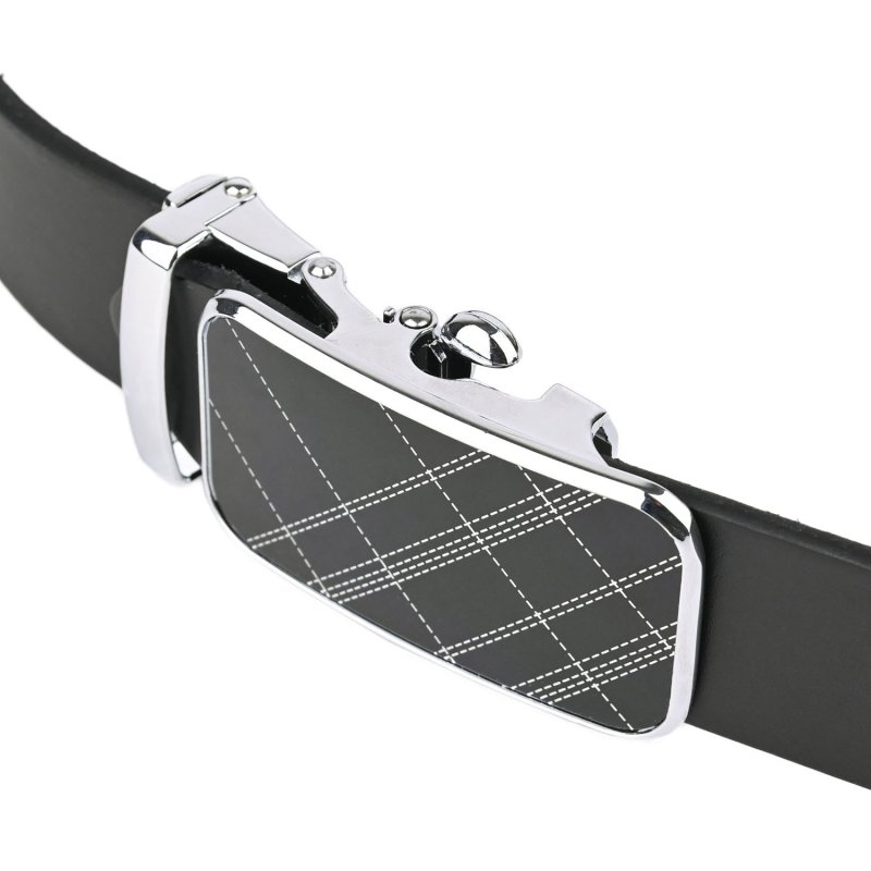 POLICE Leather Belt with Quick-Release Buckle, Made in Italy, POL019 — back view