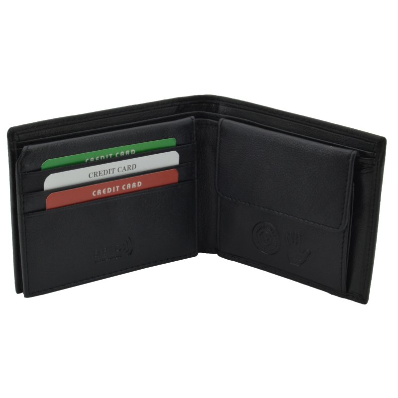 PORTEFEUILLE HOMME CUIR RFID CLASSIQUE 7087 — vue arrière