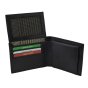 Men's Genuine Leather RFID Wallet, Classic 7087 — inside