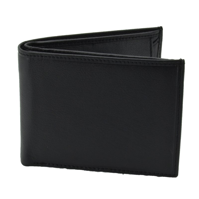 CARTERA HOMBRE PIEL RFID CON BOTÓN 7093 — vista frontal