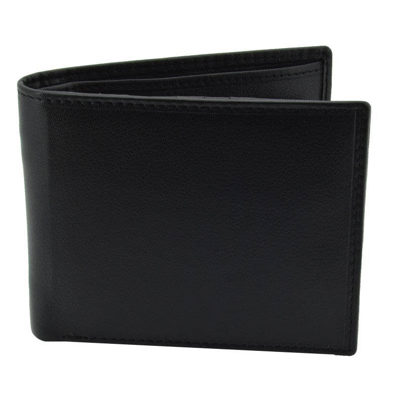Men's Genuine Leather RFID Wallet with Clip 7088 — front view