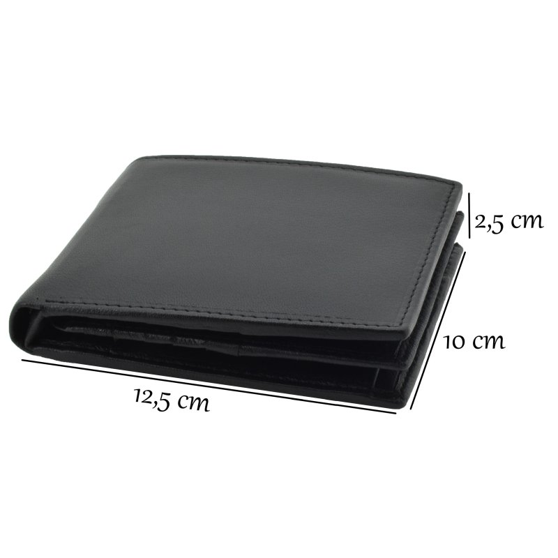 PORTEFEUILLE HOMME CUIR RFID AVEC CLIP 7088 — détail logo