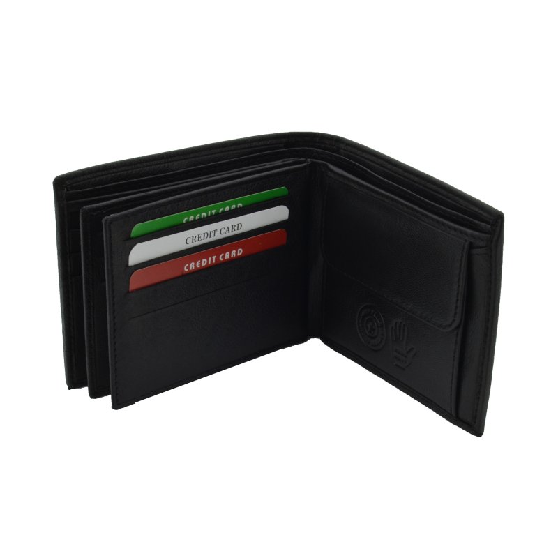 Men's Genuine Leather RFID Wallet 7090 — detail