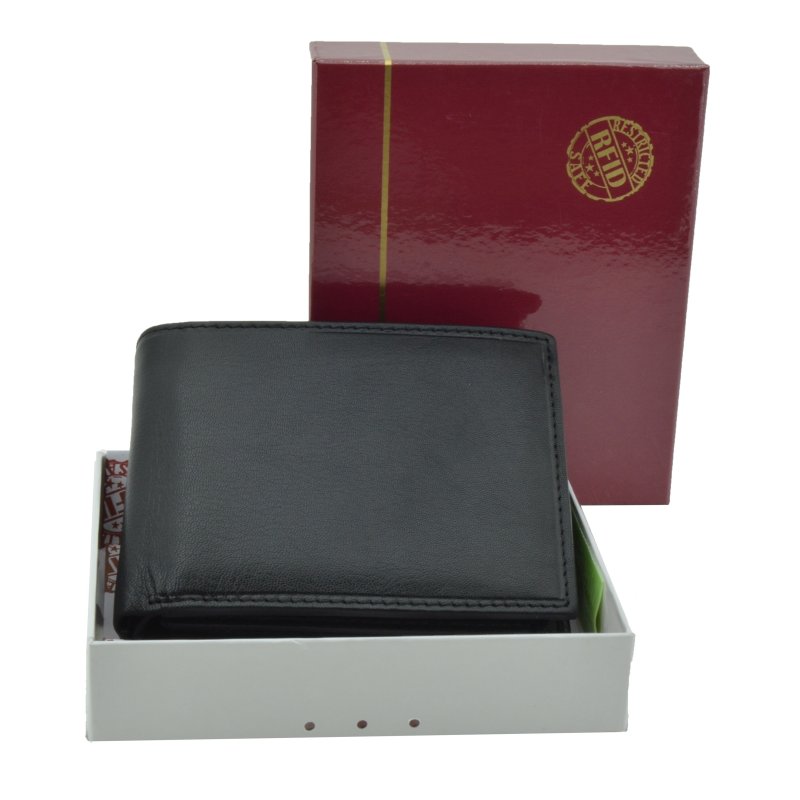 PORTEFEUILLE HOMME CUIR RFID CLASSIQUE 7085 — détail