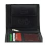 PORTEFEUILLE HOMME CUIR RFID VERTICAL 7086 — intérieur