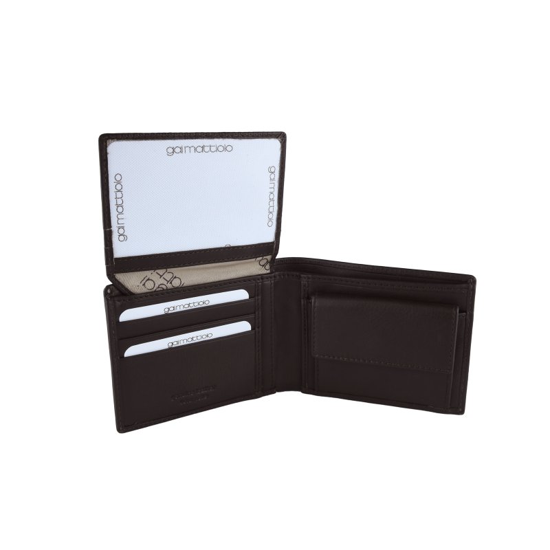 GAI MATTIOLO MEN'S LEATHER WALLET GM57104.571 — back view